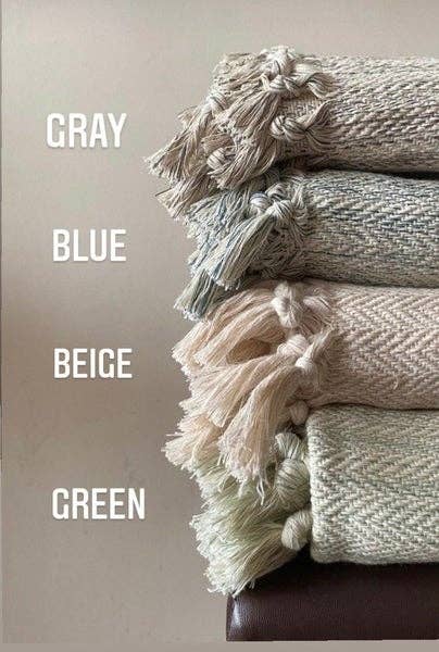 "Adana" Handmade Organic Cotton Blanket