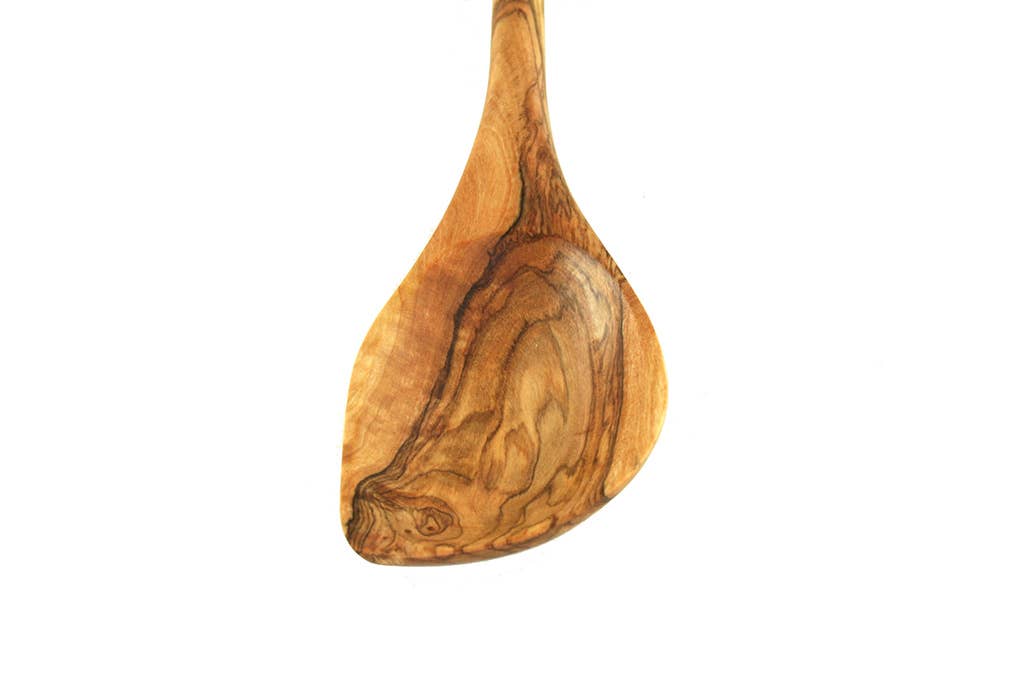 Cooking spoon with corner, 30 cm