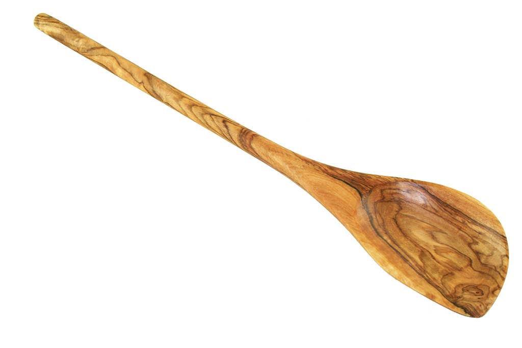 Cooking spoon with corner, 30 cm