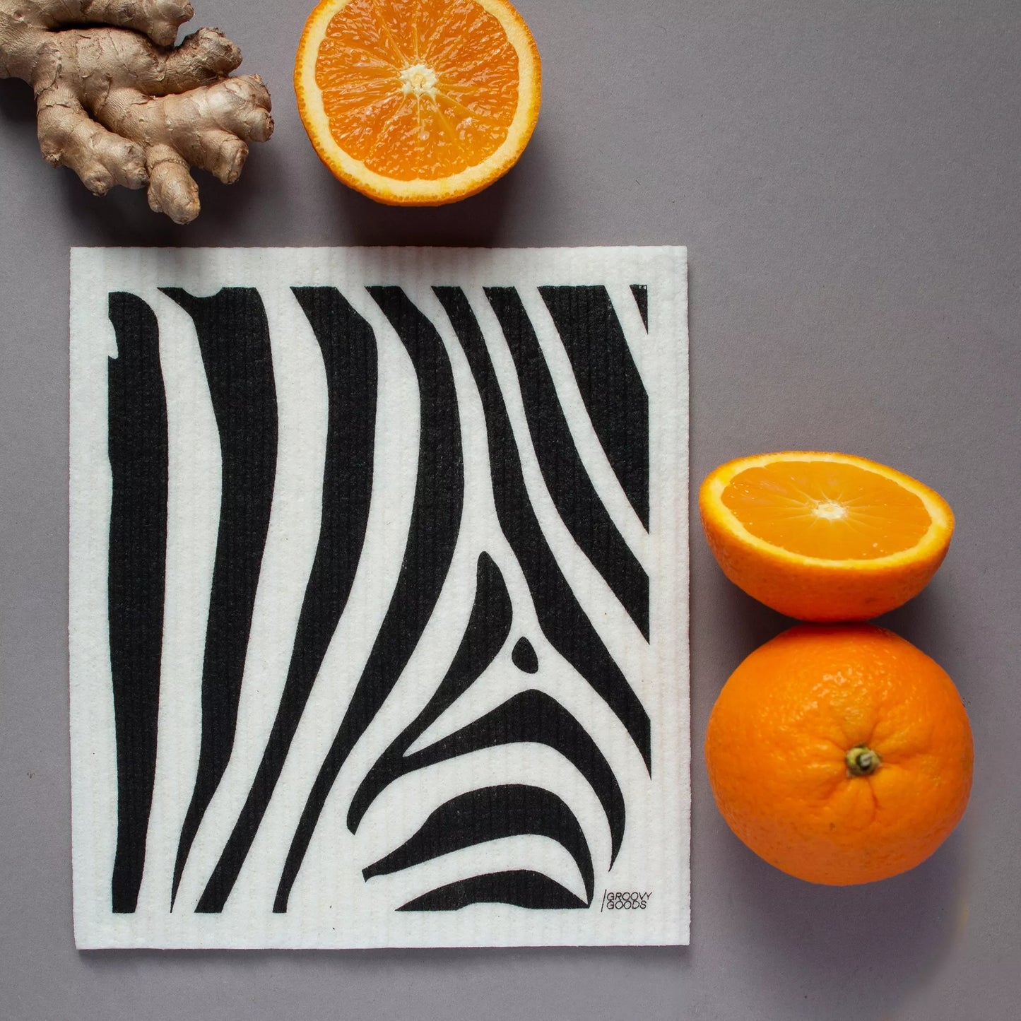 Schwammtuch, Zebra-Muster